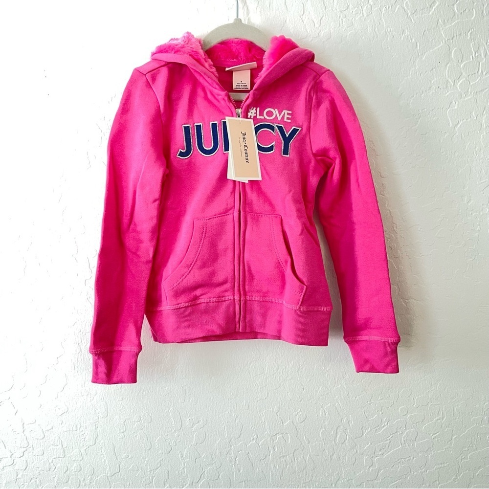 Girls Juicy Couture Pink Hoodie
